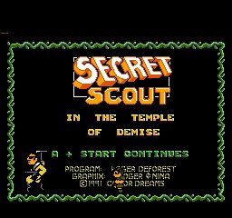 Secret Scout in the Temple of Demise