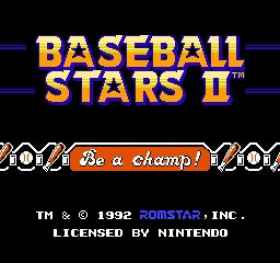 Baseball Stars 2