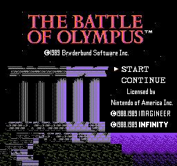 Battle of Olympus, The