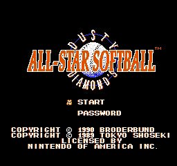 Dusty Diamond's All-Star Softball