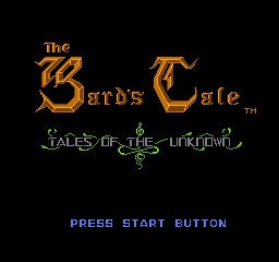 Bard's Tale, The - Tales of the Unknown