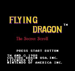 Flying Dragon - The Secret Scroll