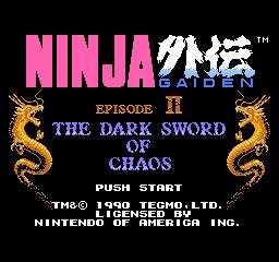 Ninja Gaiden 2 - Dark Sword of Chaos
