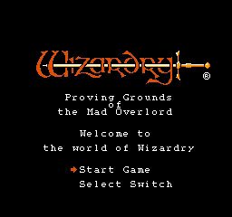 Wizardry - Proving Grounds of the Mad Overlord