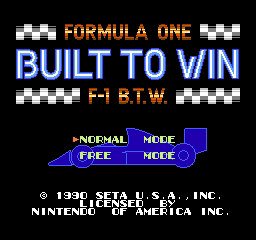 Formula One - Built to Win