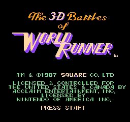 3-D WorldRunner