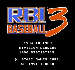 R.B.I. Baseball 3